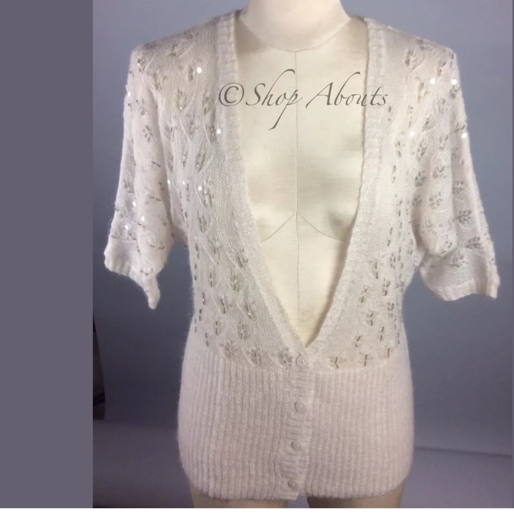 Ann Taylor Lace Sweater S